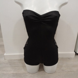 Satin Body mit Spitze